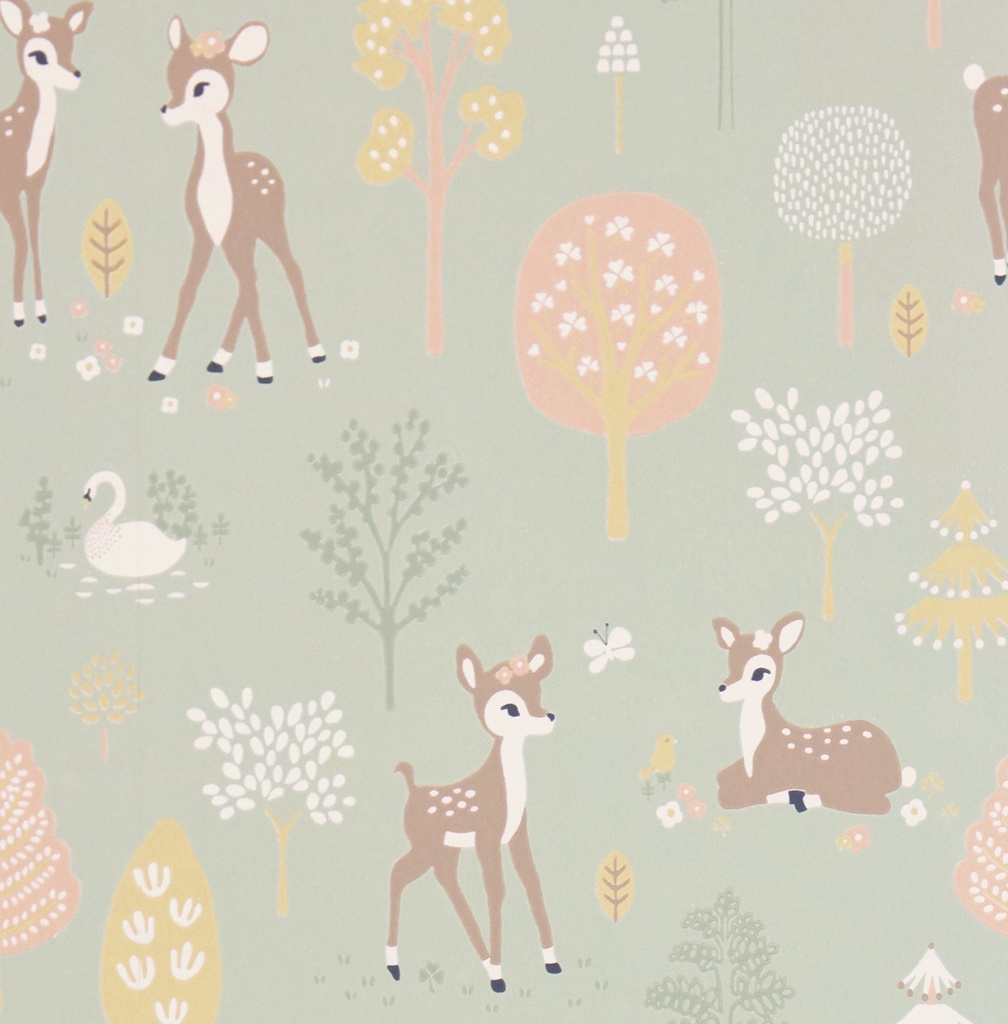 Majvillan Golden Woods - Dusty Green (Por Rollo)