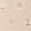 Majvillan Hearts - Warm Pink (Por Rollo)
