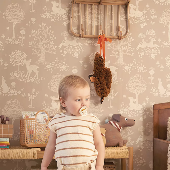 Vintage Collection Summer Fields Dusty Brown (Por Rollo)