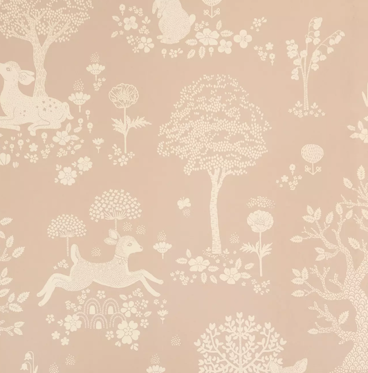 Vintage Collection Summer Fields Dusty Pink (Por Rollo)