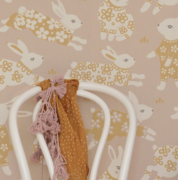 Majvillan Garden Party - Dusty Blush Pink (Por Rollo)