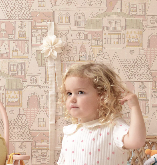 Majvillan Dollhouse - Sunny Pink (Por Rollo)