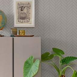 [PTM-14402] Majvillan Herringbone - Greige Blue (Por Rollo)